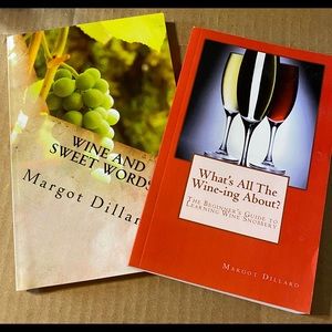 Set of 2 Signed Wine Books NWT personalized with dedication to you